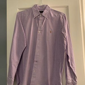 Ralph Lauren Polo - Button Down - Purple & White